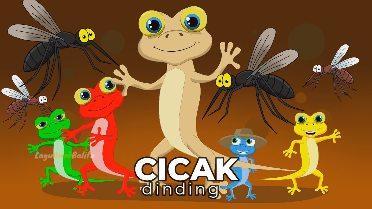 Cicak dinding dan kalau kau suka hati - Lagu anak balita