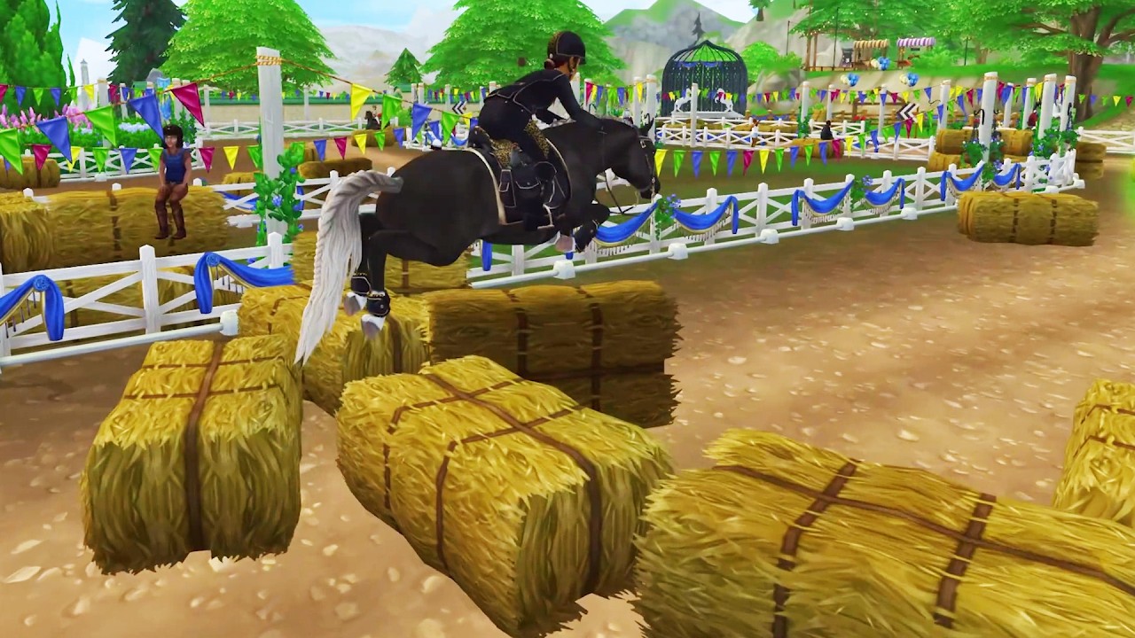 Новые соревнования по конкуру на конном фестивале в конюшне Star Stable.