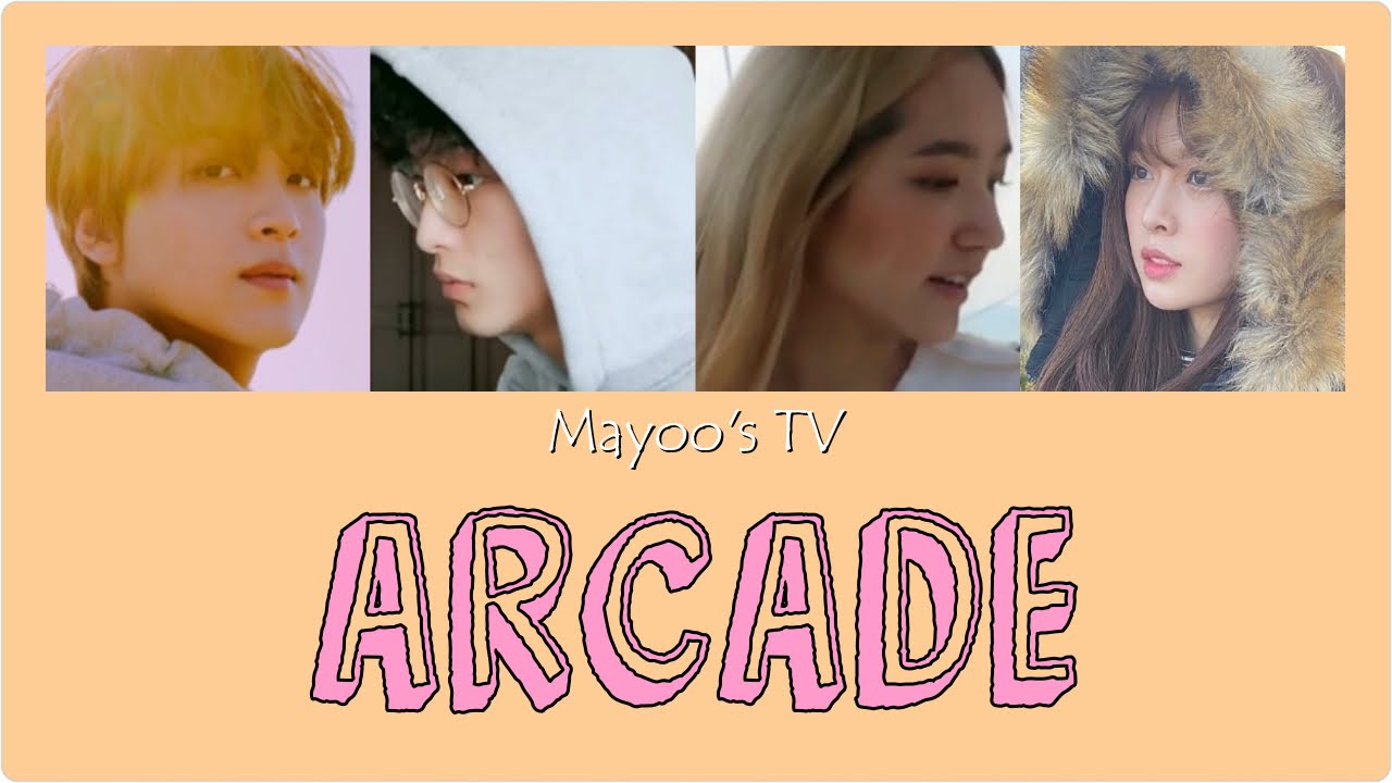 How would xrg (Herin, Koeun) and NCT (Haechan, Mark) sing Arcade by Duncan Laurence