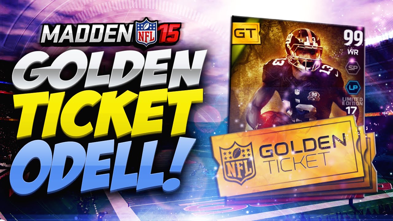 Madden 15 Ultimate Team - GOLDEN TICKET ODELL! DISGUSTING! MUT 15 PS4