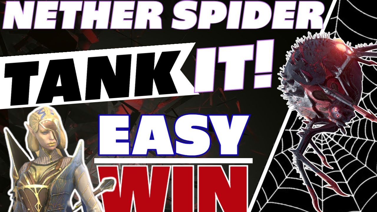 Tank the Nether Spider DT HARD so easy now! Raid Shadow Legends Nether Spider guide