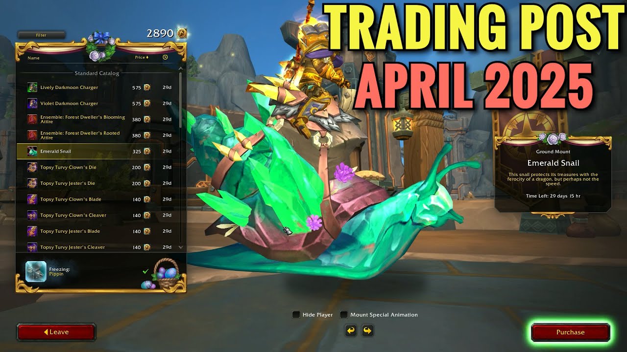 Trading Post Rewards April 2025 - World Of Warcraft