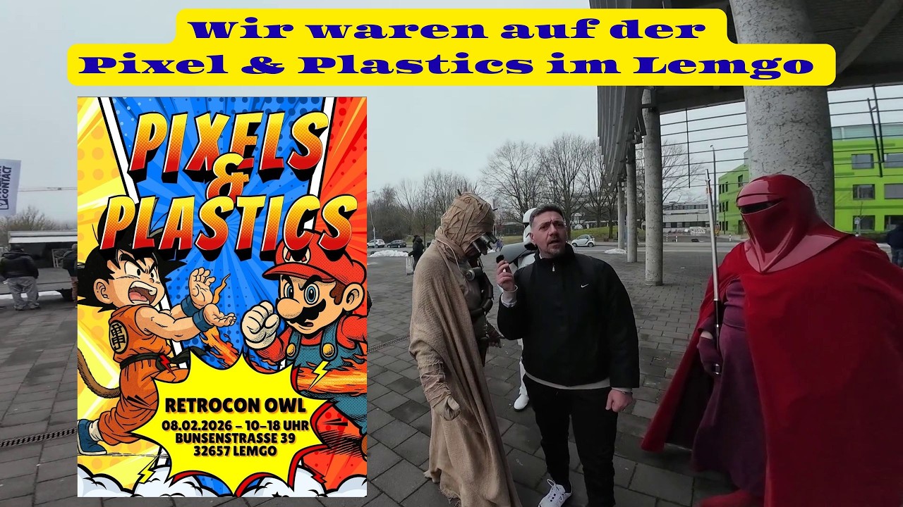 Retrobörse : Wir waren auf der 2. Pixel & Plastics im Lemgo #retrogaming #retro #flohmarkt #nintendo