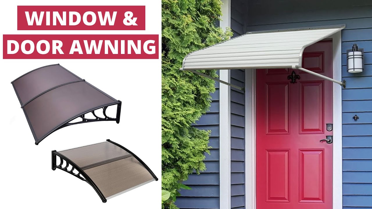 Best Window and Door Awnings Review [Top 5 Retractable Awnings] ✅✅✅