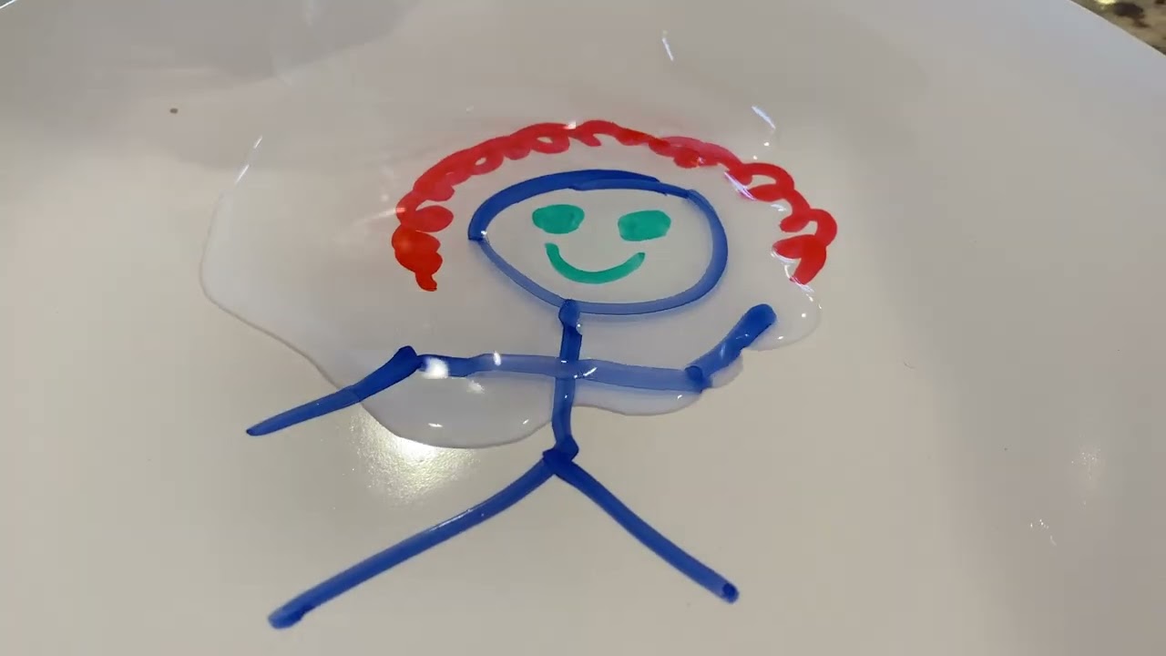 Floating Art - The Science of Dry Erase Pens - Science Minute