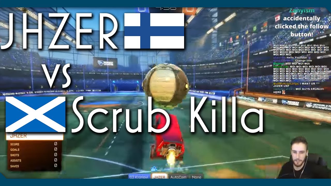 JHZER vs Scrub Killa | Rocket League 1v1