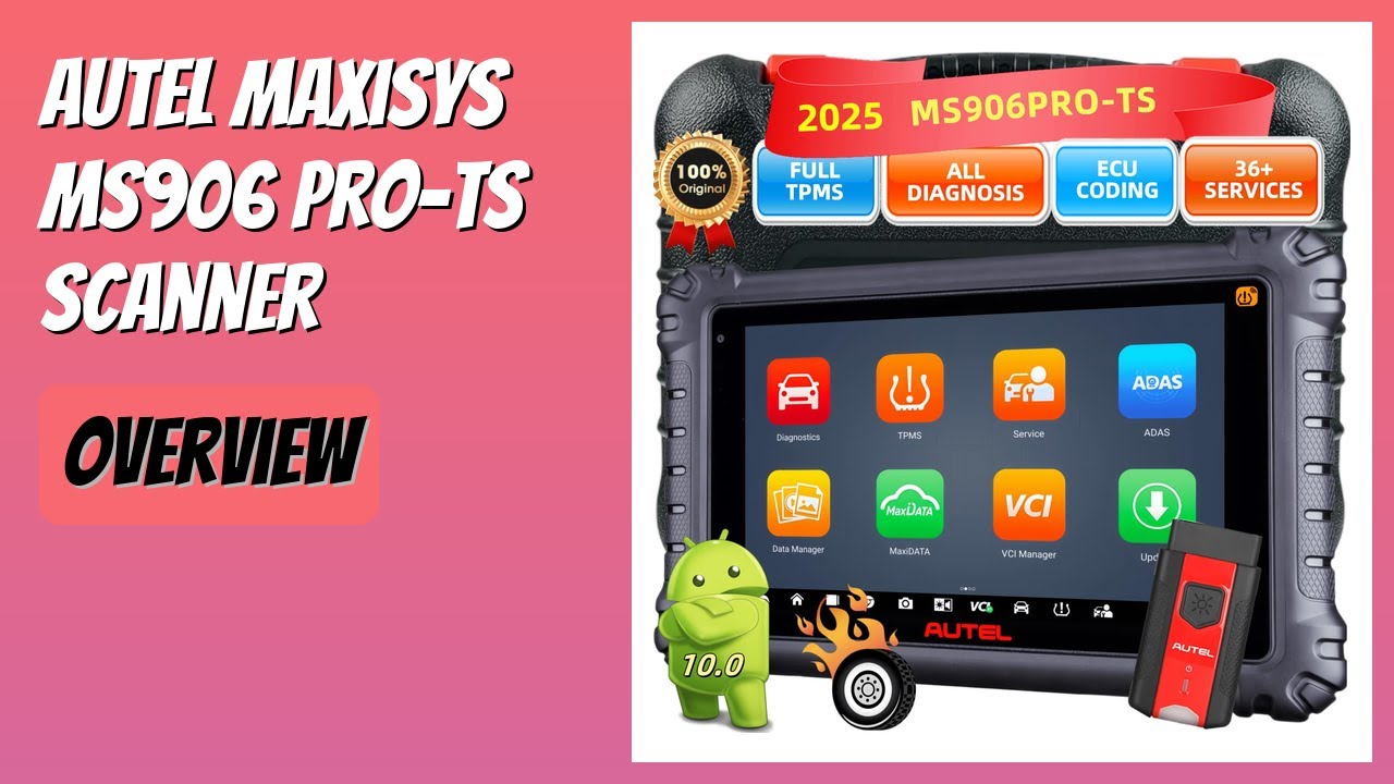 REVIEW (2026): Autel Maxisys MS906 Pro-TS Scanner. Features