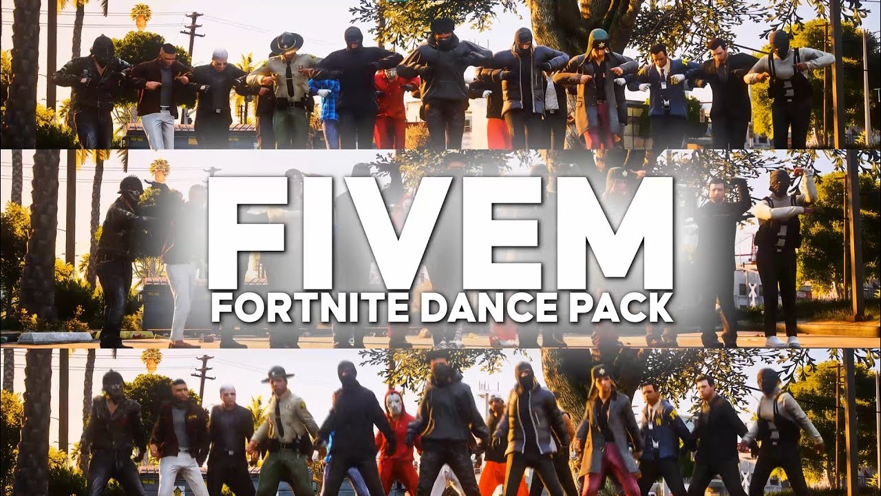 New Fortnite FiveM Dance Emote Animation (Snoop's Walk, Riches, Caffeinated, etc)