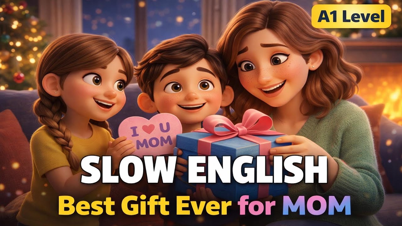 Best Gift Ever for Mom | English Listening Practice for Start Learning English (A1 Level)