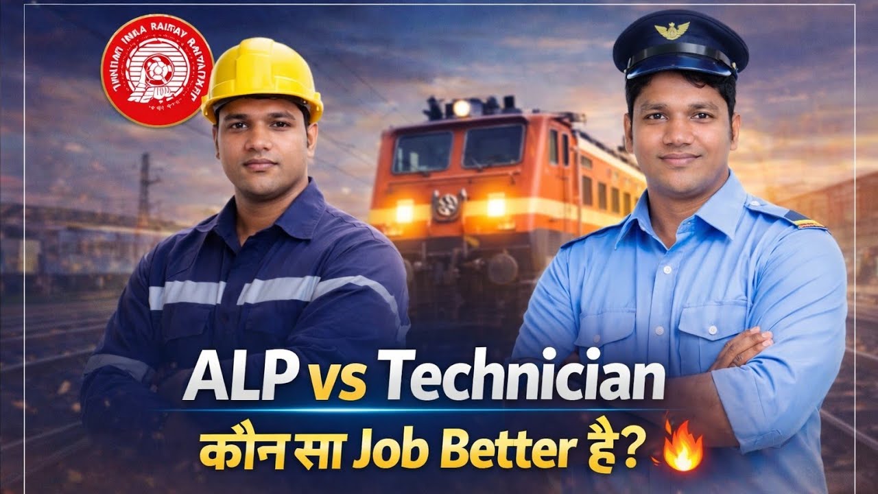 RRB ALP vs Technician कौन सा Post बेहतर है? 🔥 Salary, Duty & Promotion Full Comparison