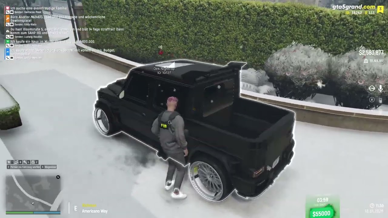GrandRP • FIB Anthony Nachtigall • Stream VOD 10.01.2026