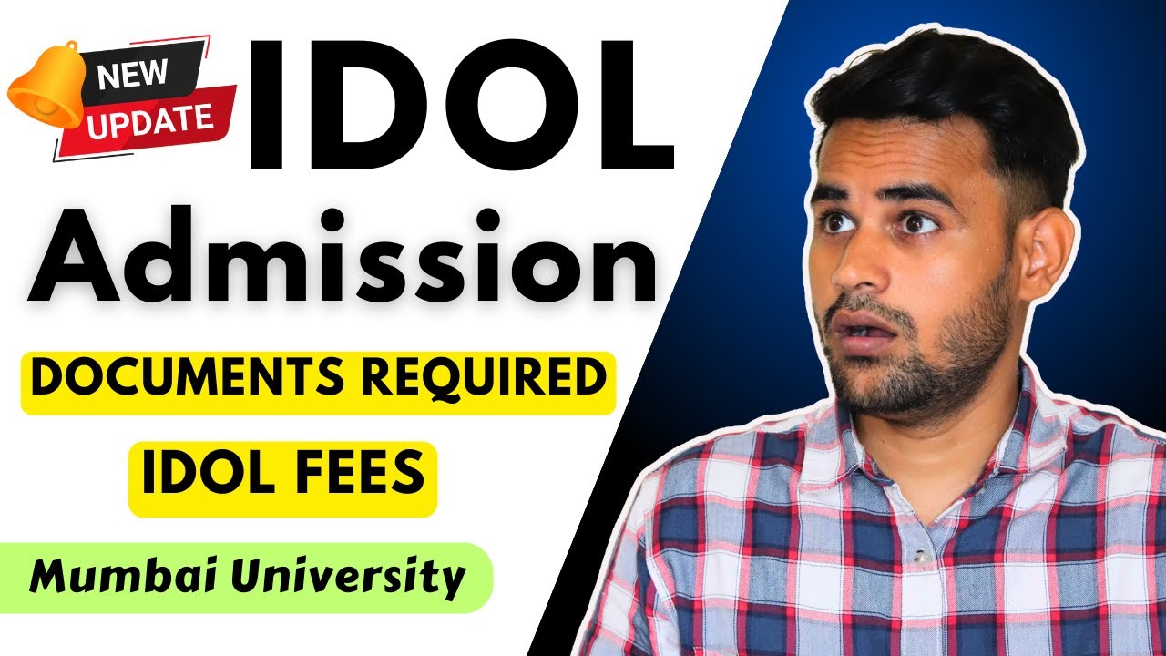 IDOL Admission Process 2024 | FYBCOM | FYBA | FYBScIT | FYBSc-CS