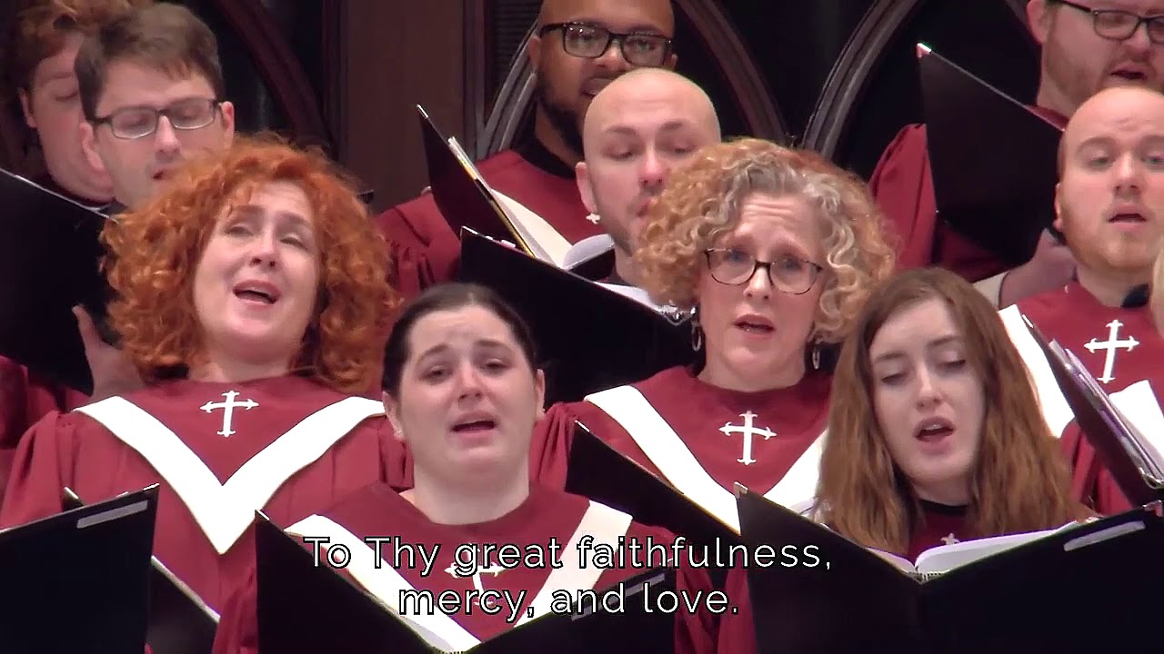 Great Is Thy Faithfulness  (11am, webstream)