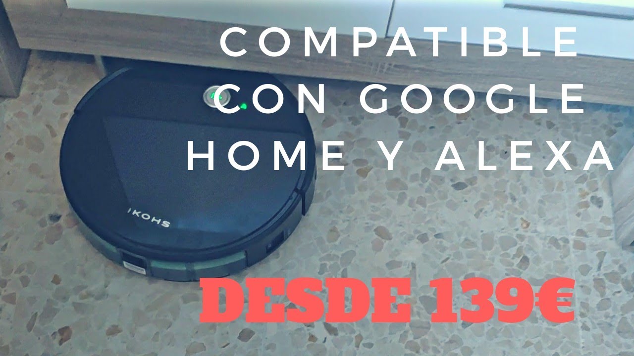 Robot de limpieza Ikohs Netbot S15 Compatible con Google Home y Alexa