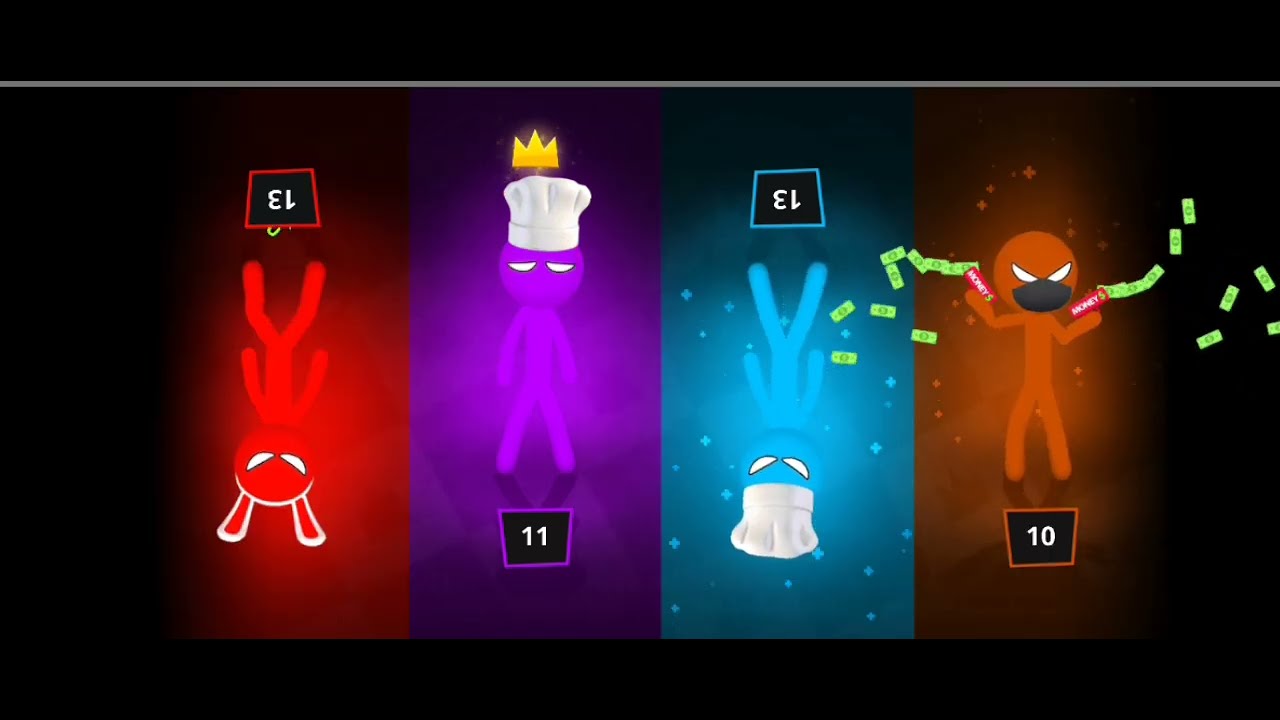 Stickman Party Tournament. Funny Minigames 1 2 3 4 Player #stickman #gameplay #party
