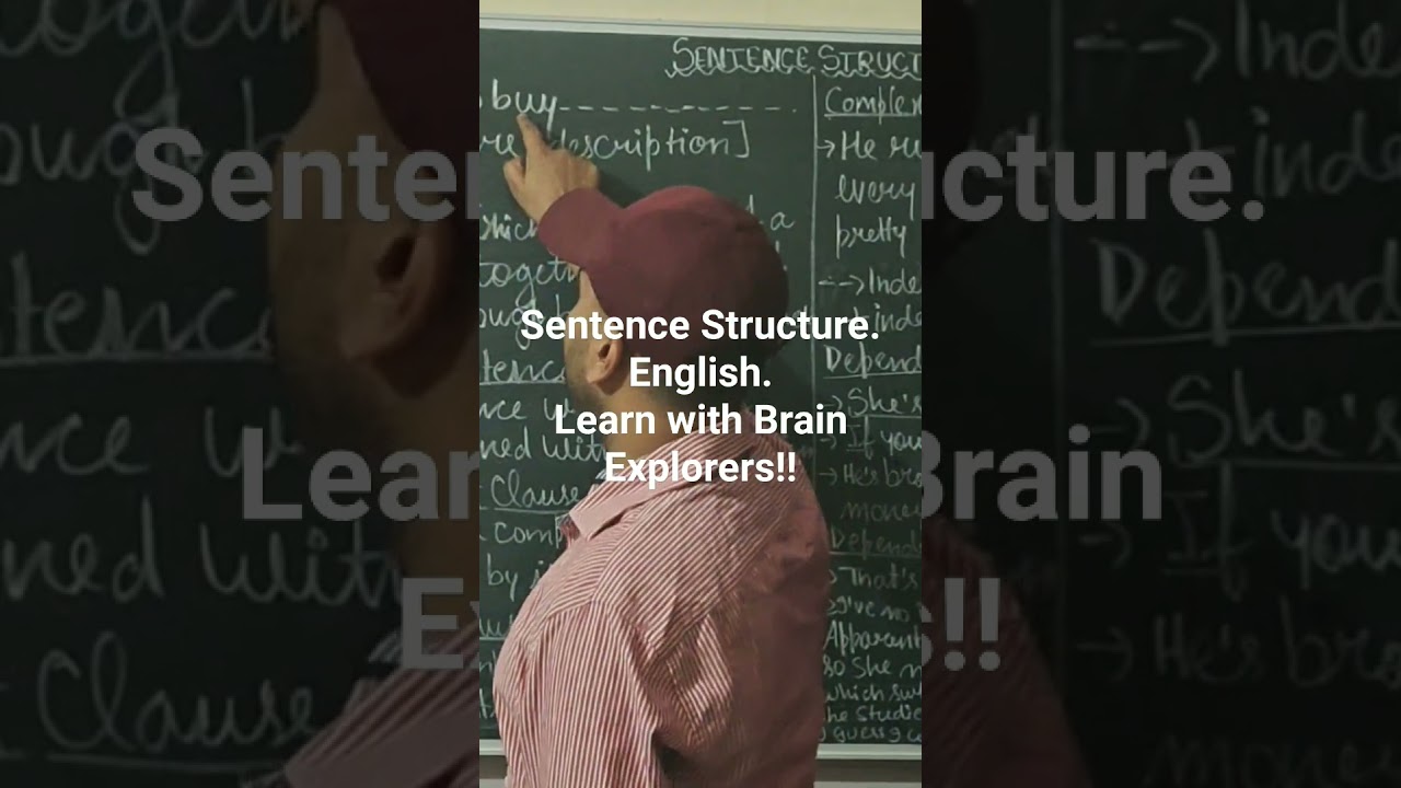 Sentence Structure|| English 
