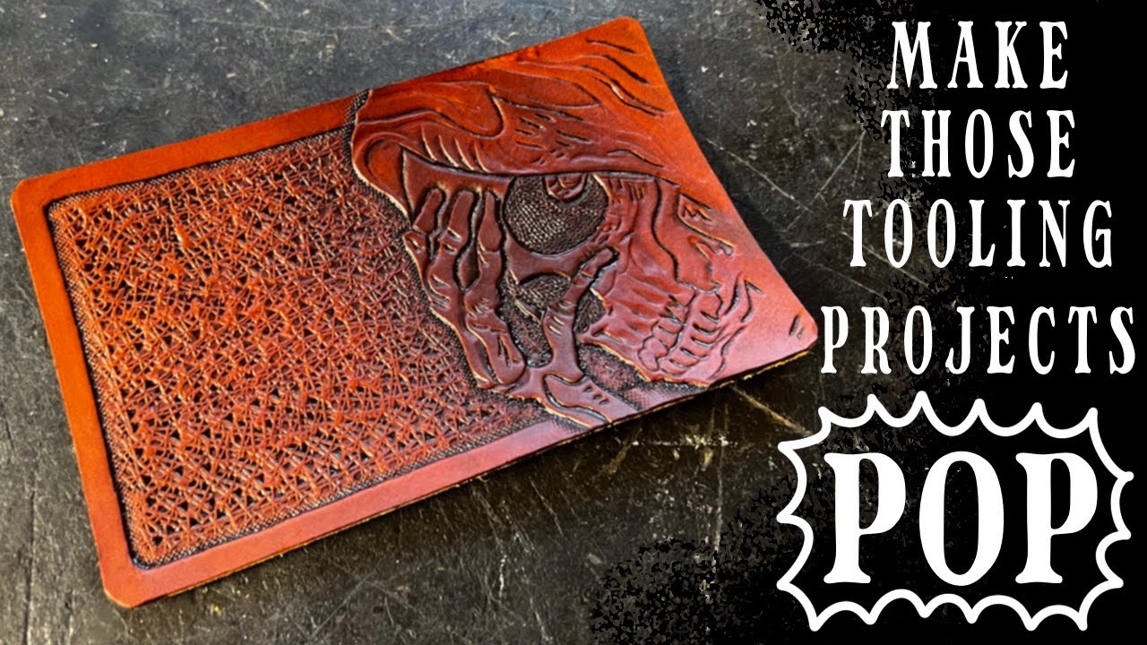 Add a lil' extra style and texture to your leather tooling projects using BACKGROUNDING STAMPS