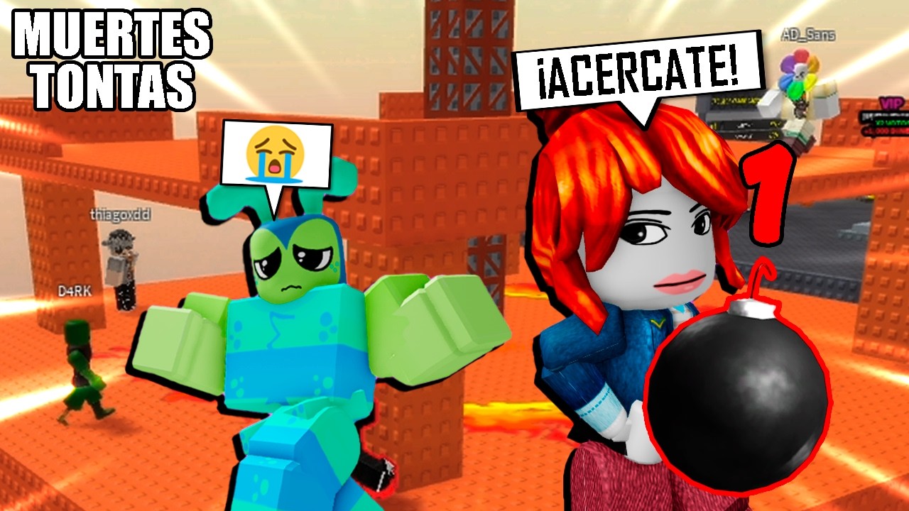 VESTIDO de SQUIRM MUERTES TONTAS en BOMBA DE TIEMPO (ROBLOX)