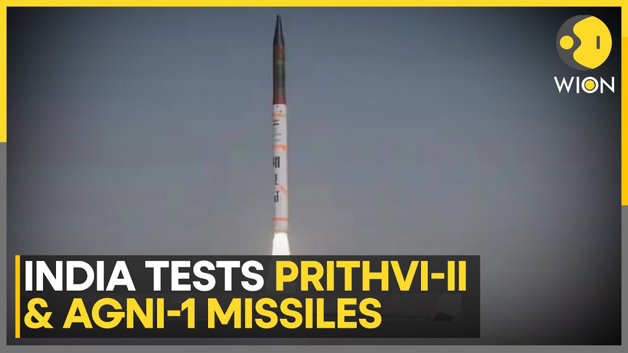 India Successfully Test-Fires Prithvi-II and Agni-1 Missiles | WION