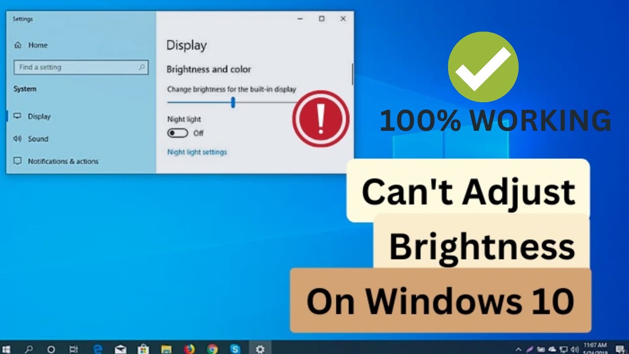 Can&rsquo;t Adjust Brightness on Windows 10? How to Fix - 100% Working 2023