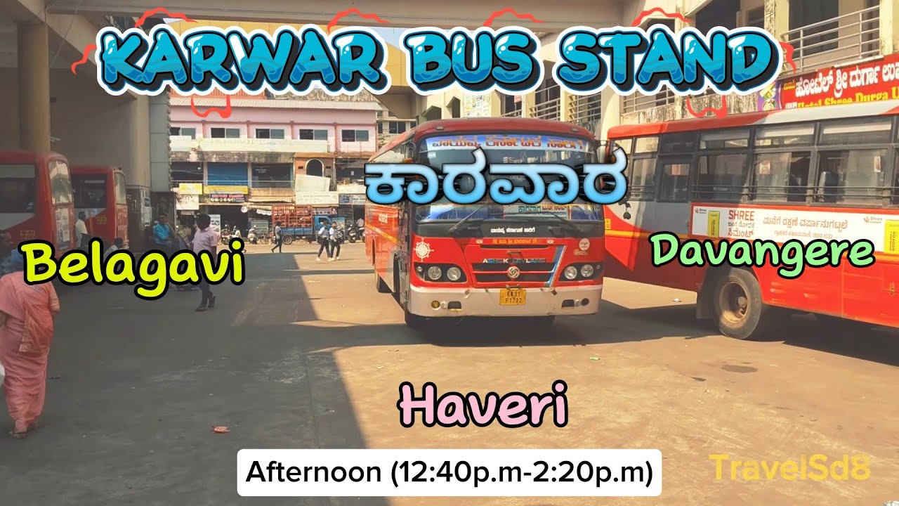 Karwar Bus Stand...#vlog..#TravelSd8 #karwarplus 
