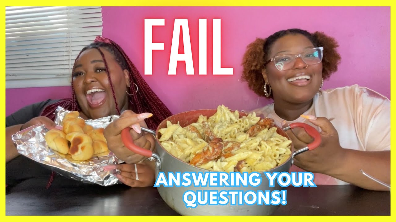 Homemade Pesto Alfredo Pasta FAIL! | Answering Your Questions | DeLexis