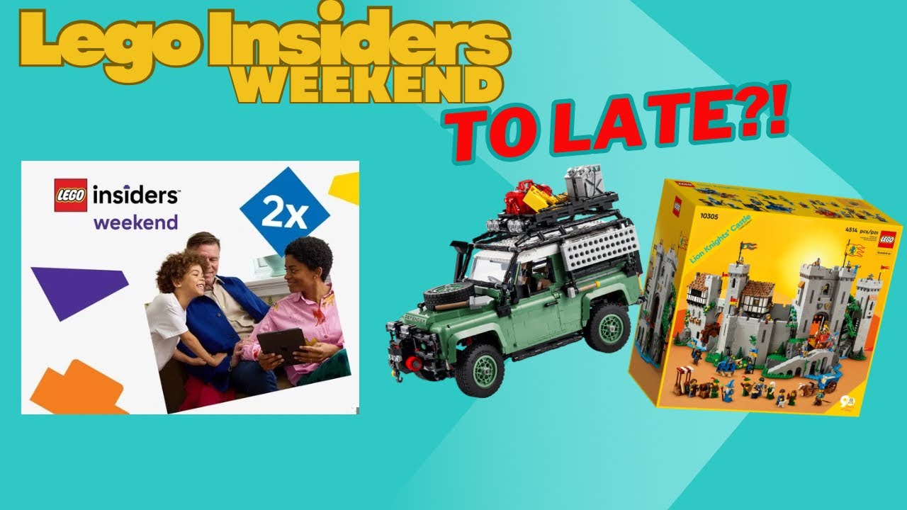 Lego INSIDERS Weekend! Amazing deals! See what we ordered! #lego #deals #discounts #disney #castle 