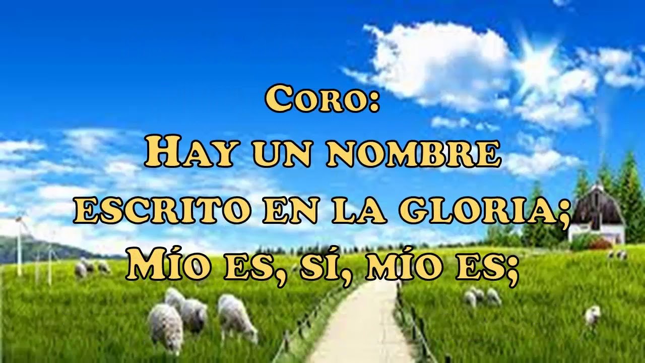 CG-333. Hay un nombre en la gloria (Pista+Letras=Karaoke)