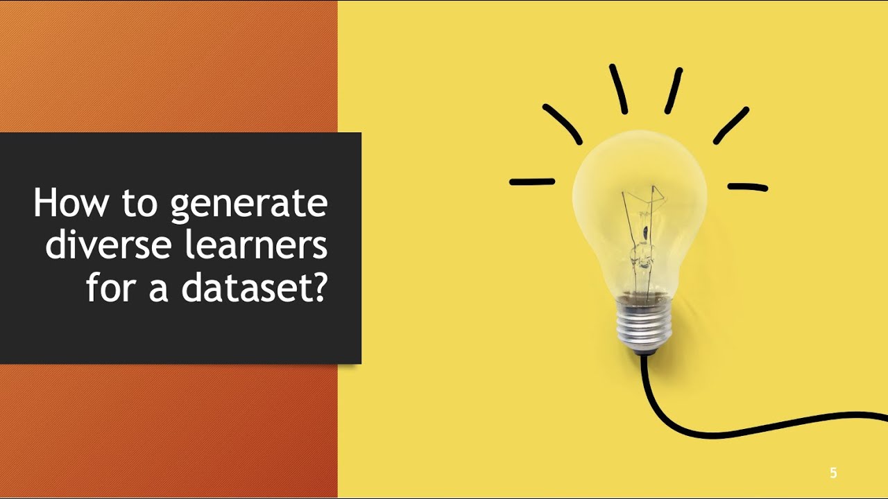 How to generate diverse learners for ensemble models?