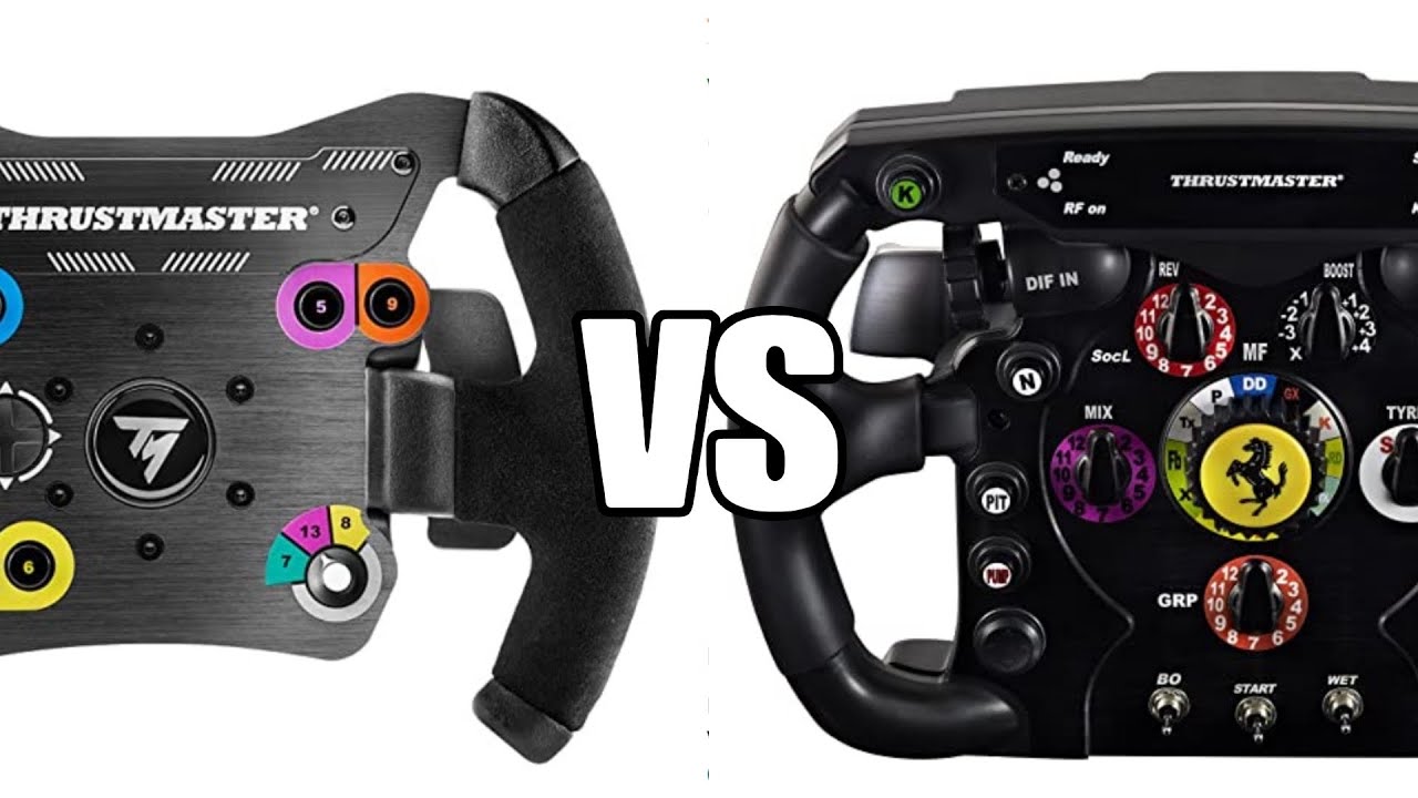 TM OpenWheel Vs F1 Add On Ferrari COMPARATIF ( THRUSTMASTER )