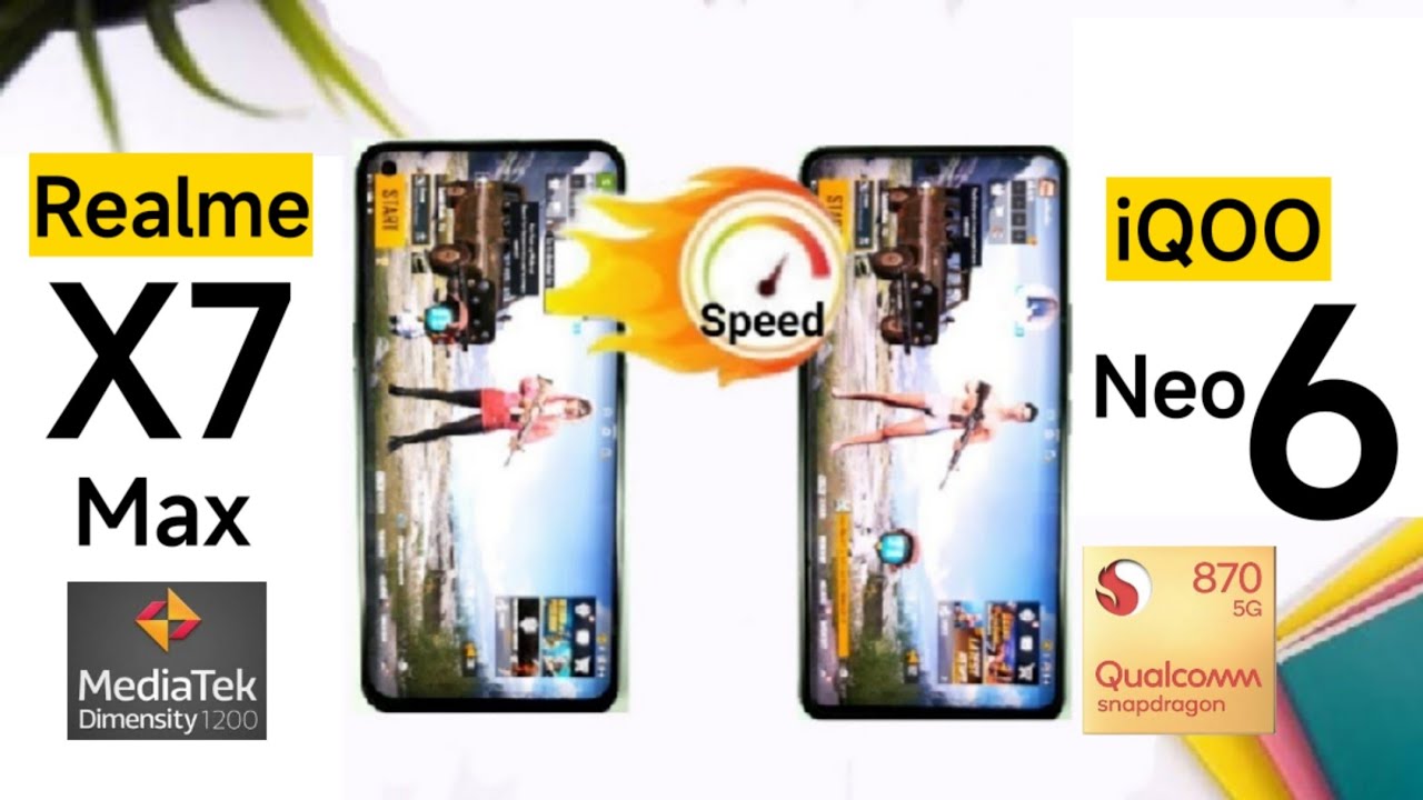 Realme X7 Max vs iQOO Neo 6 Speedtest Shocking Results OMG 😱