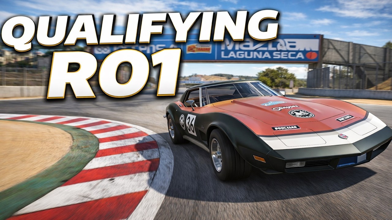 Saturday Sprints with Classic cars at Laguna Seca – Qualifying R01 [OverTake.gg]