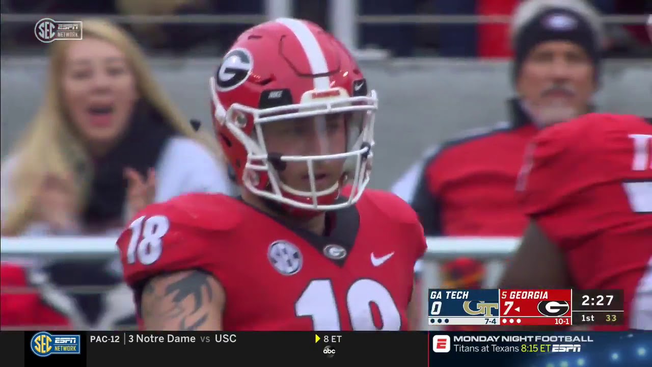Georgia Bulldogs Football Vs. Georgia Tech Yellow Jackets - 2018