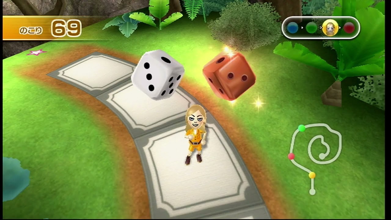 Wii Party - Board Game Island (Players: Yui, Tower, Kerttu, Dark Daisy)