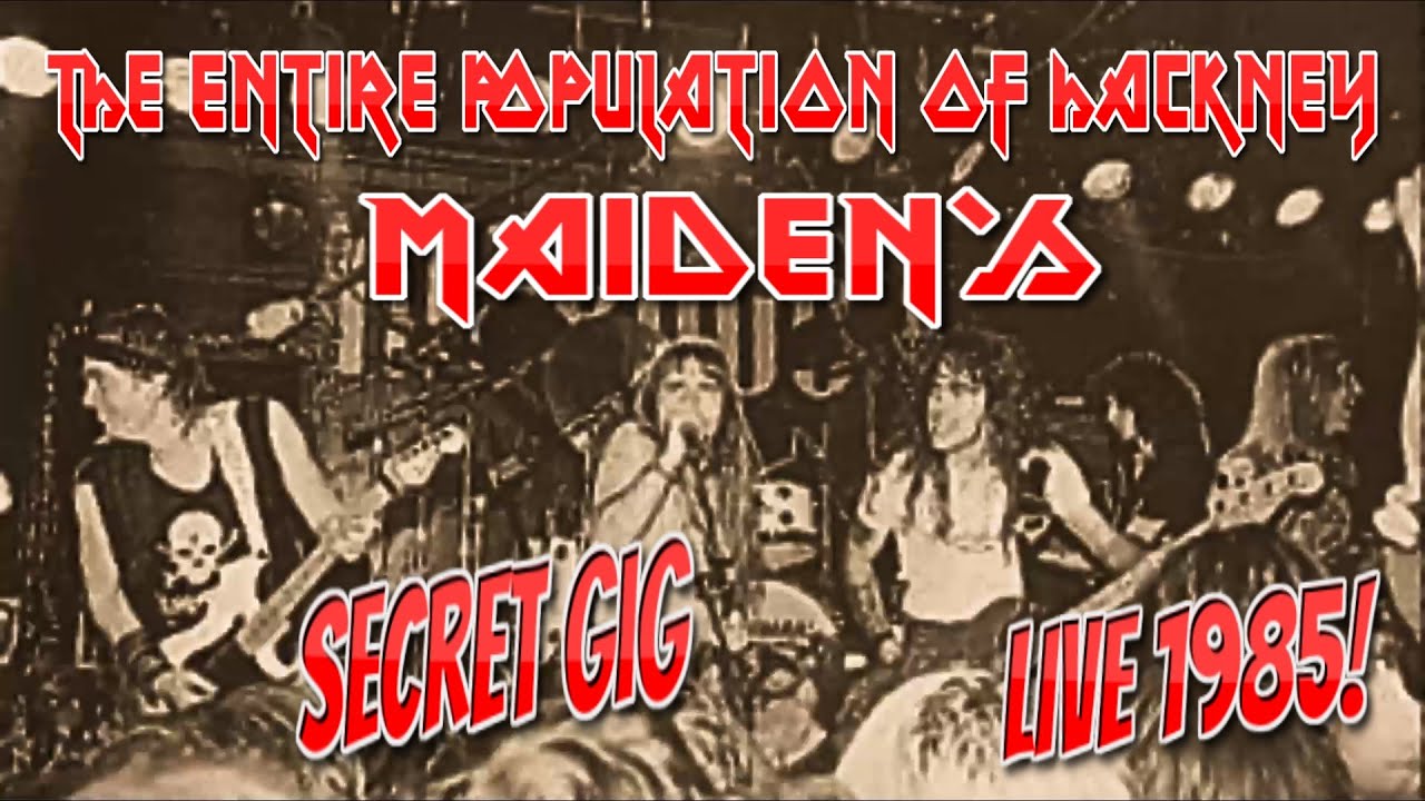 IRON MAIDEN Secret Show '85 Reach Out Live Marquee UK Adrian Smith Nicko Rare NWOBHM Urchin ASAP FM