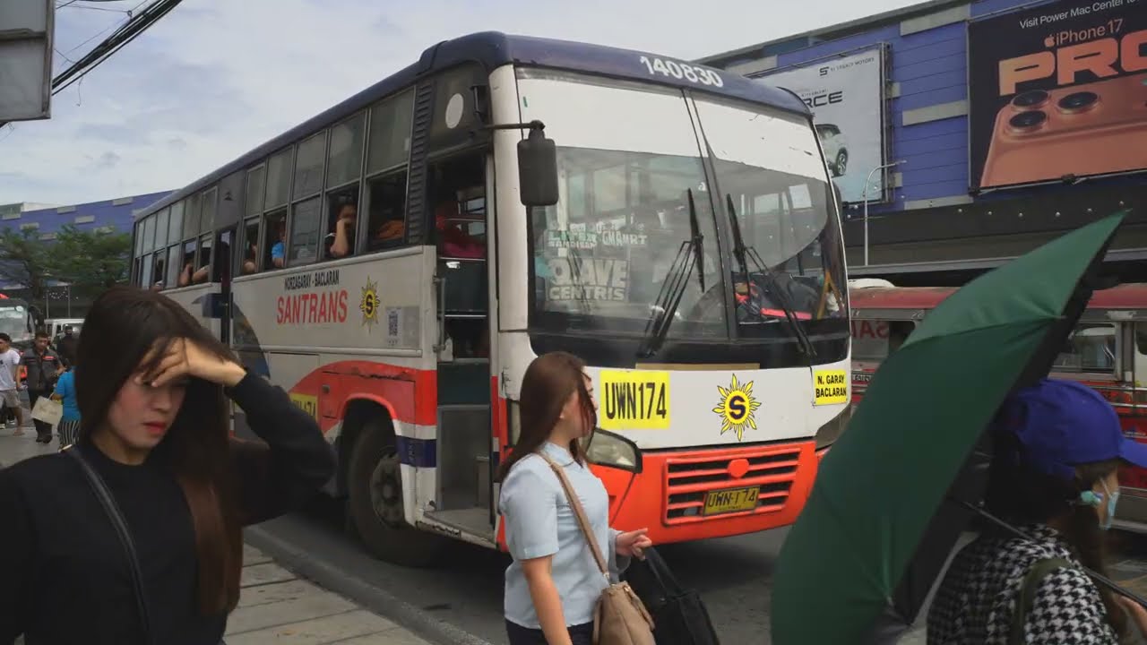 Philippines, Ordinary fare bus ride from SM SJDM to Fairview Center Mall (FCM)