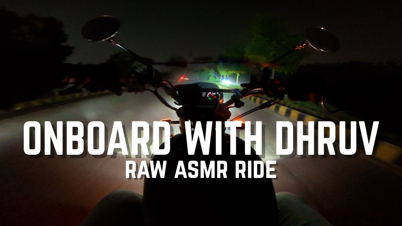 A CASUAL SUNDAY RIDE | ROYAL ENFIELD | INTERCEPTOR 650 | ONBOARD WITH DHRUV | RAW ASMR