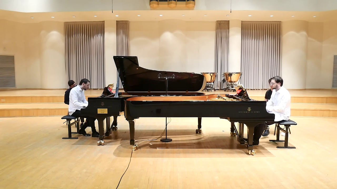 J.Brahms- Sonata for 2 pianos in f minor (1st movement)