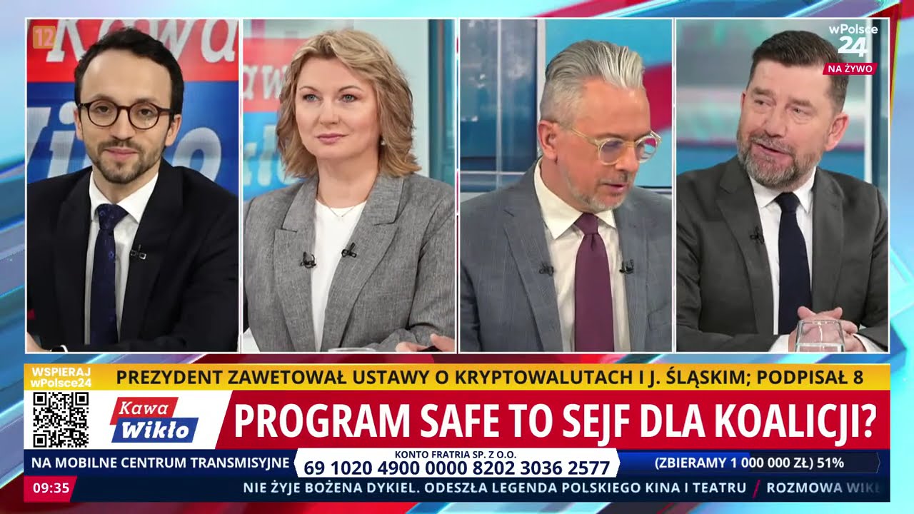 Chwil&oacute;wka Tuska - SAFE! Program SAFE to SEJF dla koalicji? Kawa i Wikło cz.2. 13.02.2026