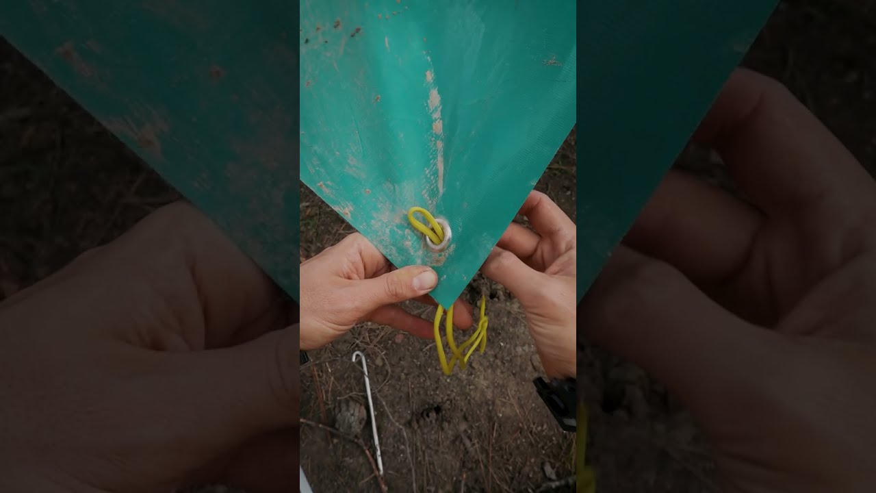 5 dakikada 11 çadır gerdirme düğümü