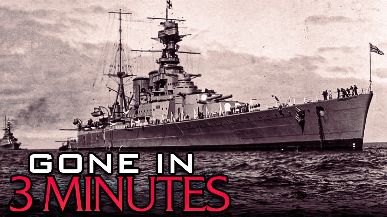 HMS Hood: 3 Minutes From Battleship to Underwater Grave