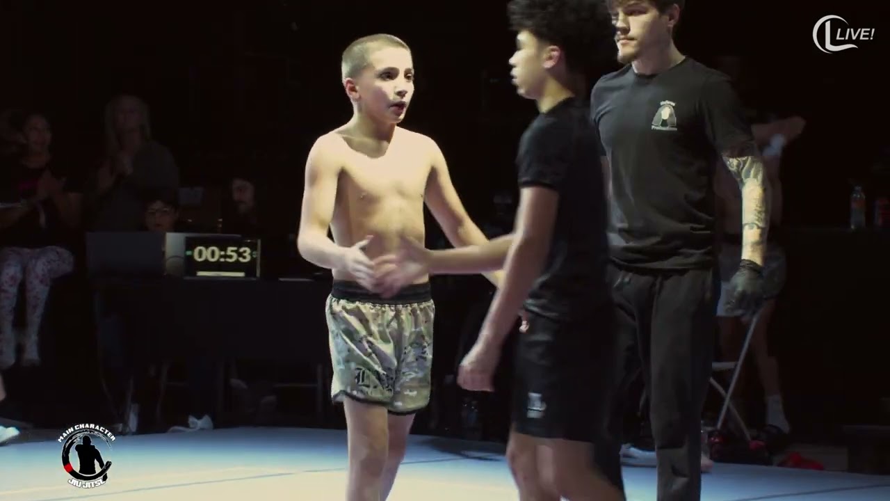 Main Character Jiu Jitsu Kids 2 Chase Johnson vs Carlos Sainz #nogi #grappling