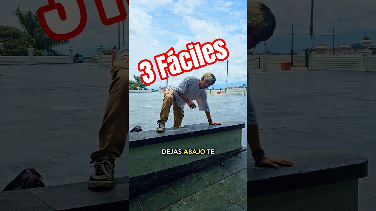 3 MOVIMIENTOS f&aacute;ciles que pueden APRENDER HOY pero con Parkour