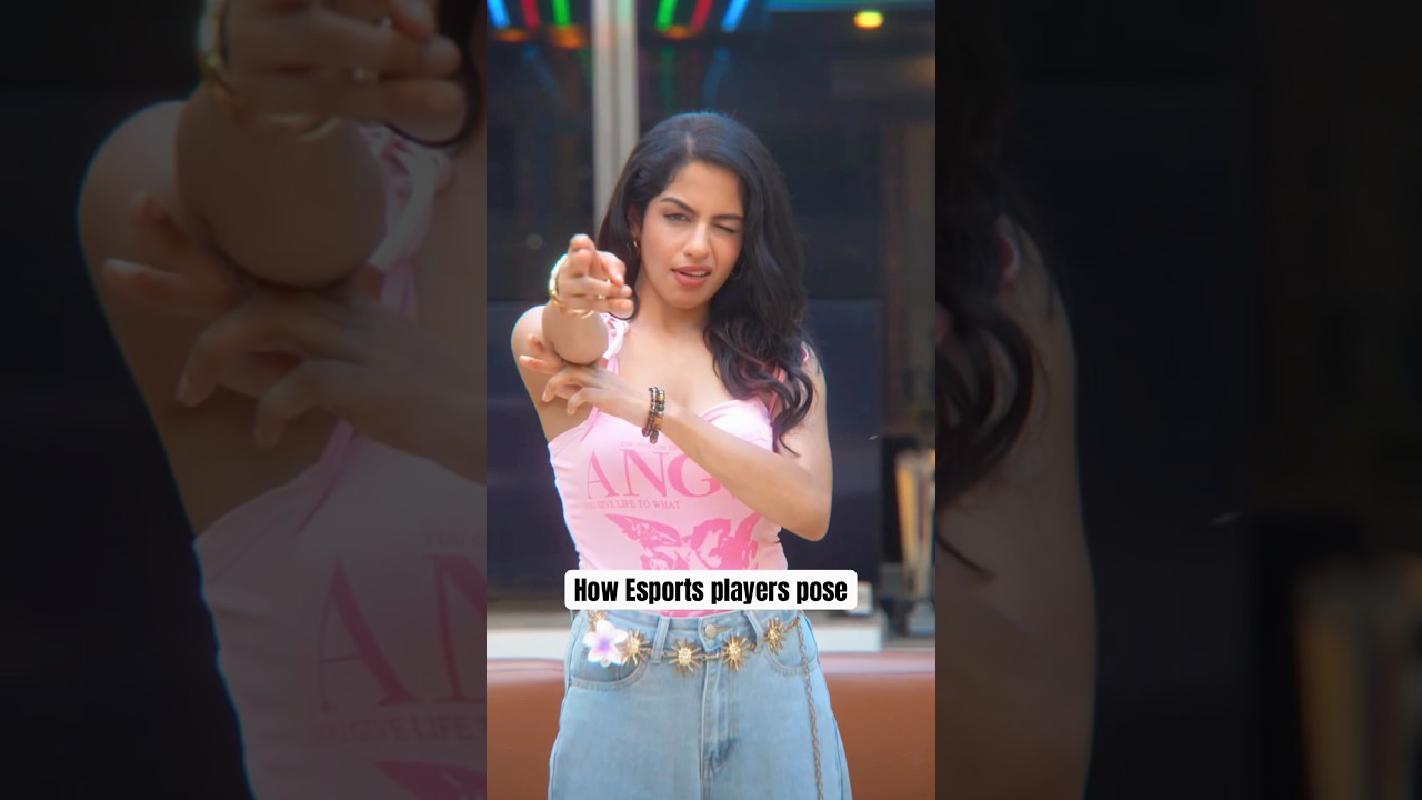 How Esports players pose 💀 #sharkshe #godlike