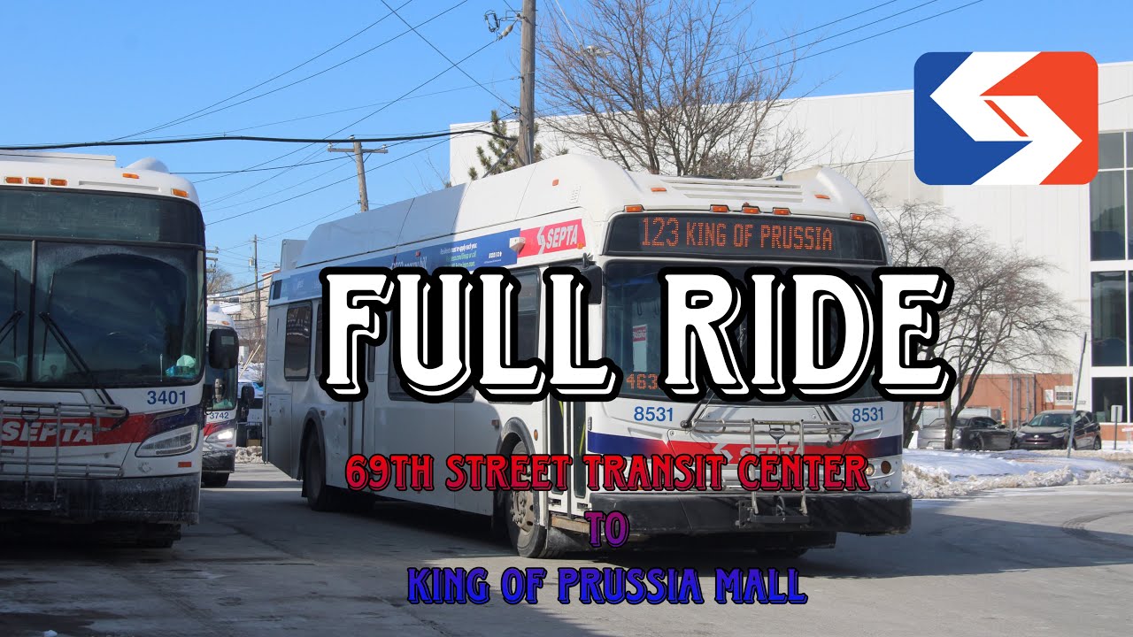 SEPTA 2011 New Flyer DE40LFR #8531 On Route 123! (FULL RIDE) 