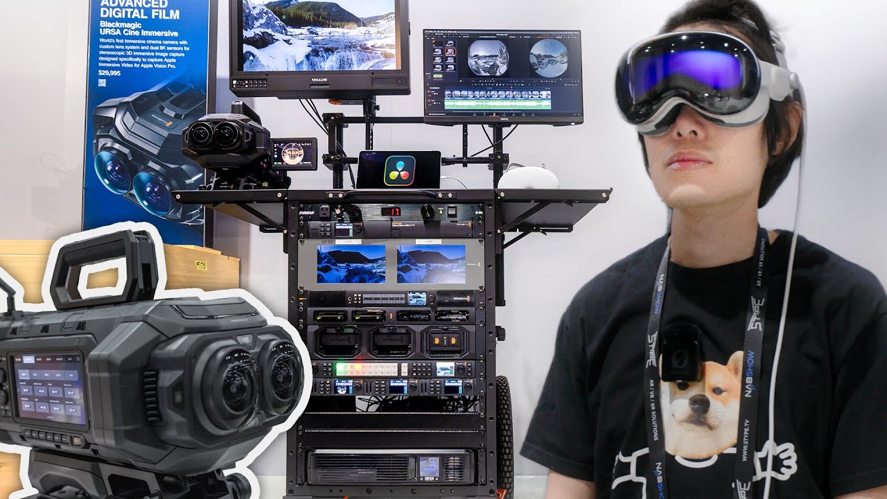Blackmagic URSA Cine Immersive to Vision Pro: Full Workflow with DaVinci Resolve | NAB 2025