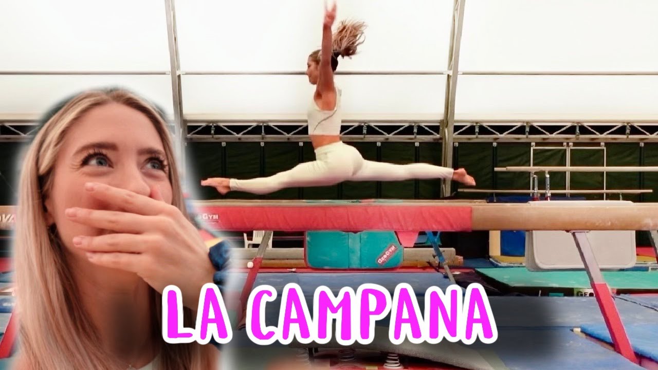 ARRIVO NELLA SPACCATA. Ho creato un elemento in TRAVE!  *ginnastica artistica