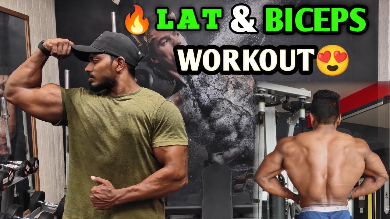 😍Off Season LAT & BICEPS🔥 WORKOUT|lat and biceps workout for muscle building|Ajithkumar