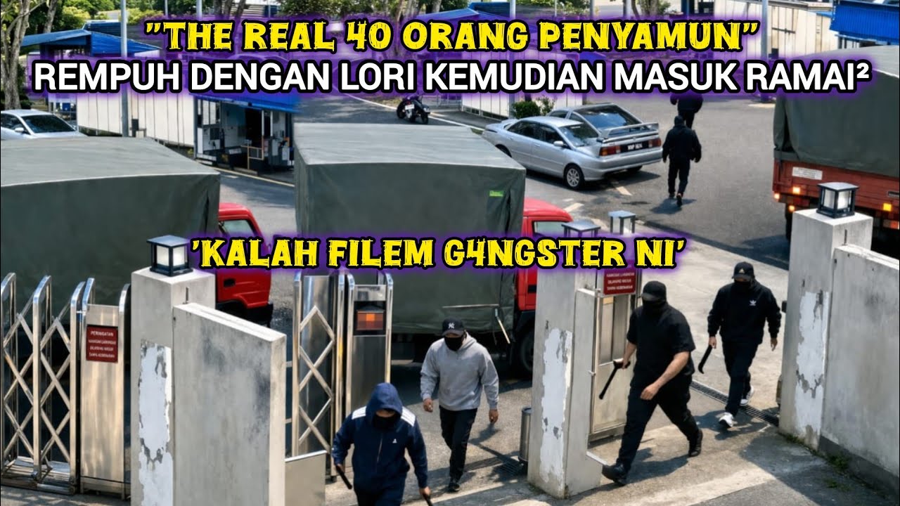 'MACAM DALAM MOVIE'‼️TULAR PULUHAN INDIVIDU BERT0PENG REMP0H PAGAR PREMIS UNDANG PERSOALAN