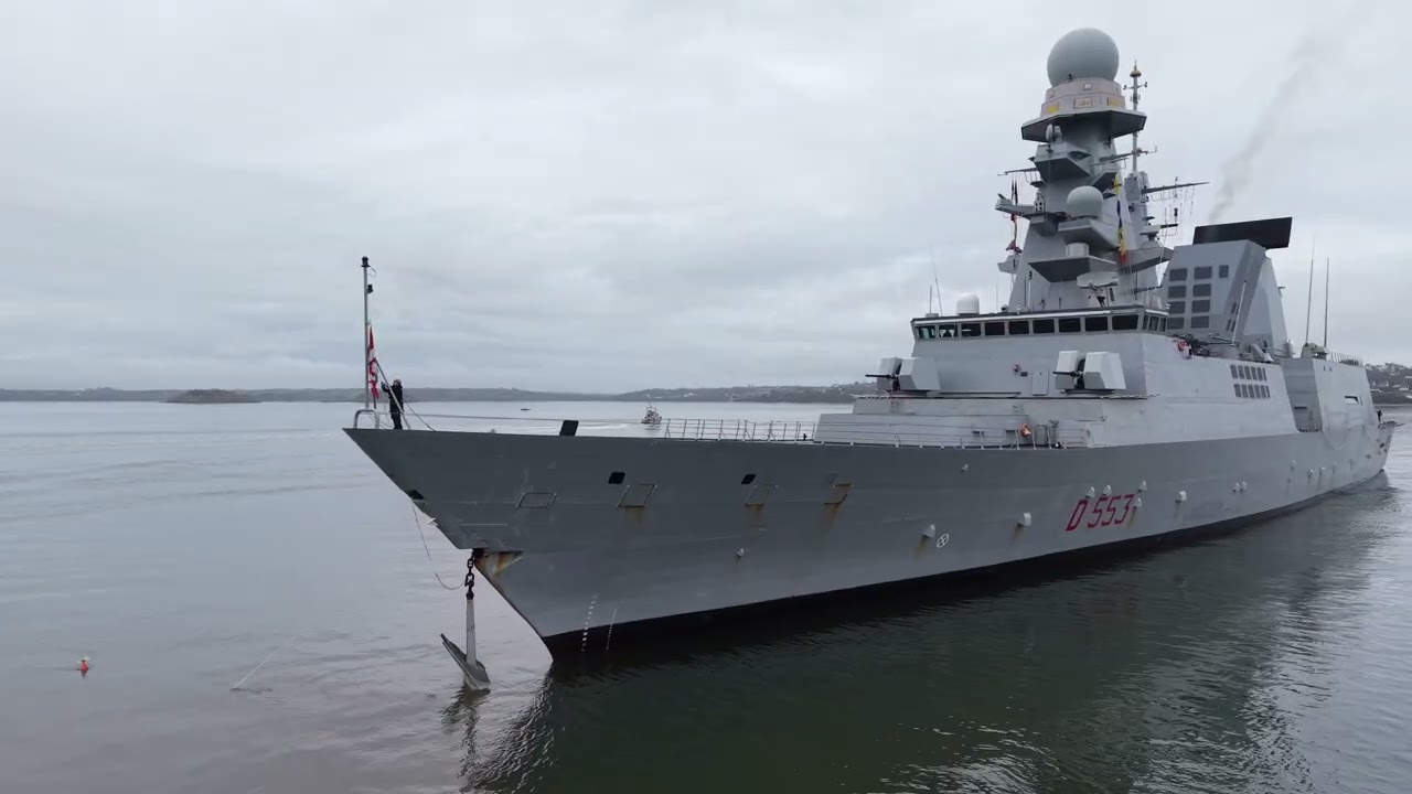 Il cacciatorpediniere Andrea Doria a Brest